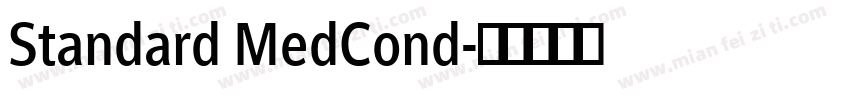 Standard MedCond字体转换